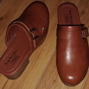 Kim Rogers Brown Mules